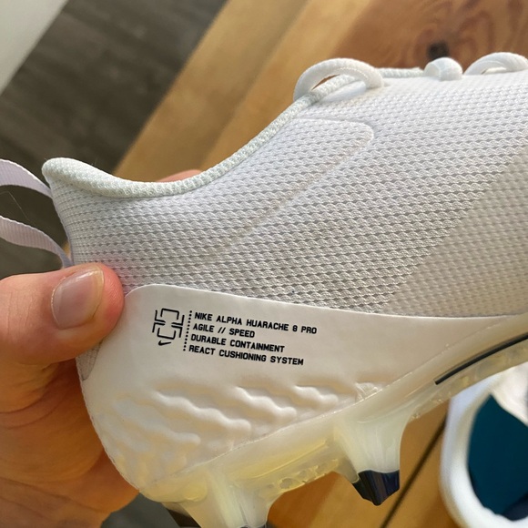 Nike Alpha Huarache 8 Pro (CW4446-101) size 11.5 - Picture 4 of 4